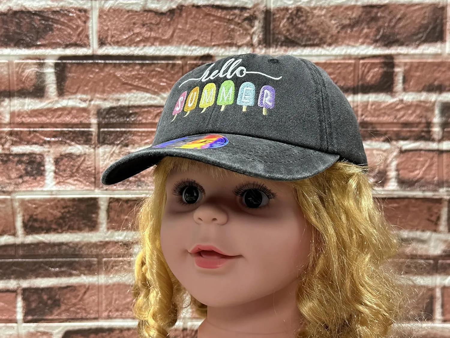 Embroidered Baseball Hats for Boys Girls