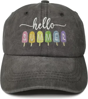 Embroidered Baseball Hats for Boys Girls