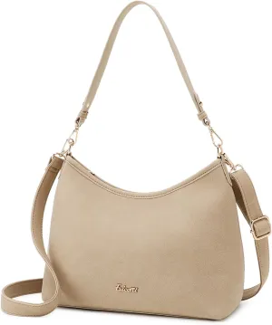Eslcorri Hobo Bag for Women, PU Leather Crossbody Purse Travel Shoulder Satchel Bags Ladies Tote Handbags with 2 Straps