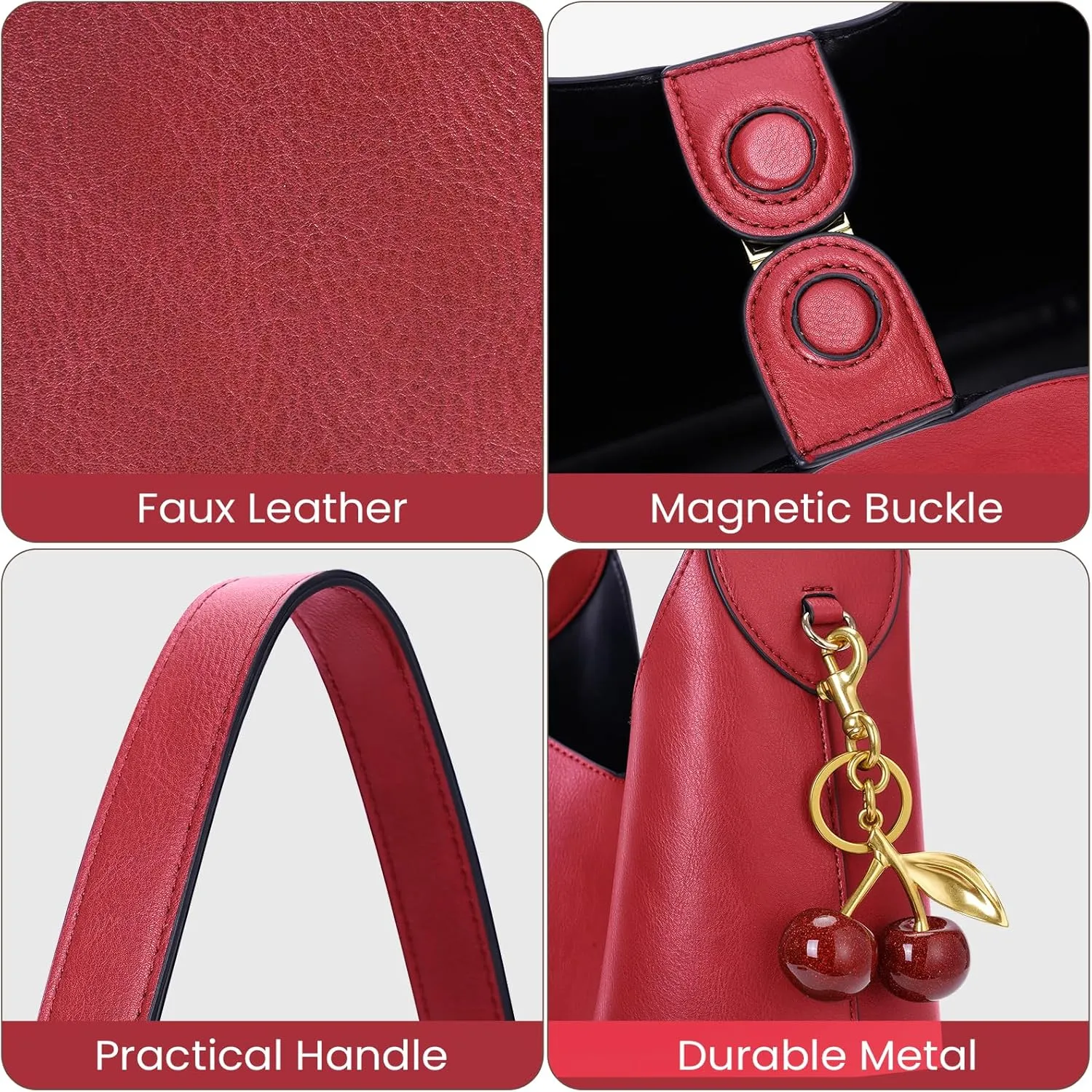 Faux Suede Hobo Bags Vegan Leather Shoulder Bag Tote for Women Medium Slouchy Designer Handbags Purses Fall Fashion