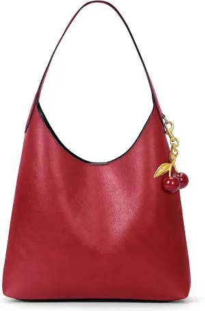 Faux Suede Hobo Bags Vegan Leather Shoulder Bag Tote for Women Medium Slouchy Designer Handbags Purses Fall Fashion