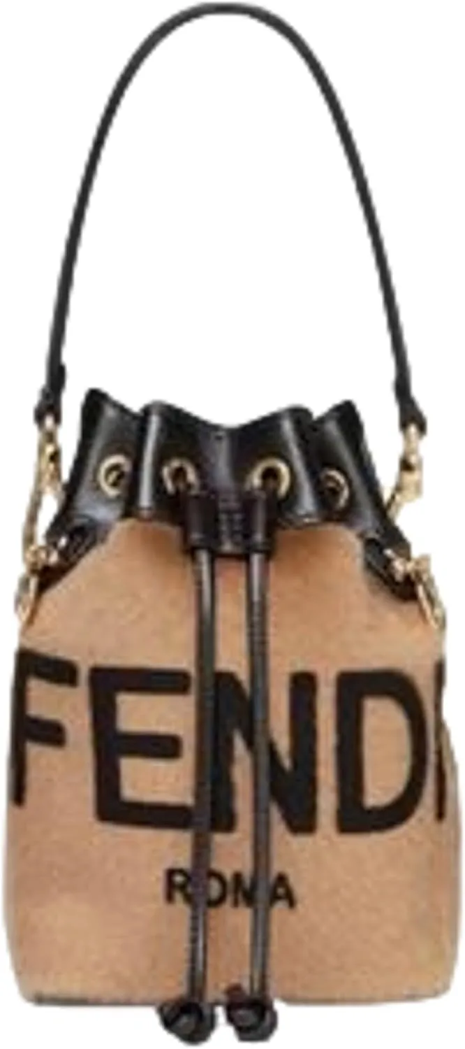 FENDI Mon Tresor Mini Bag in Shearling Superlux