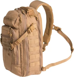 First Tactical Crosshatch Sling Backpack 19L, Military-Grade, Tactical Shoulder Sling Go Bag for Men and Women