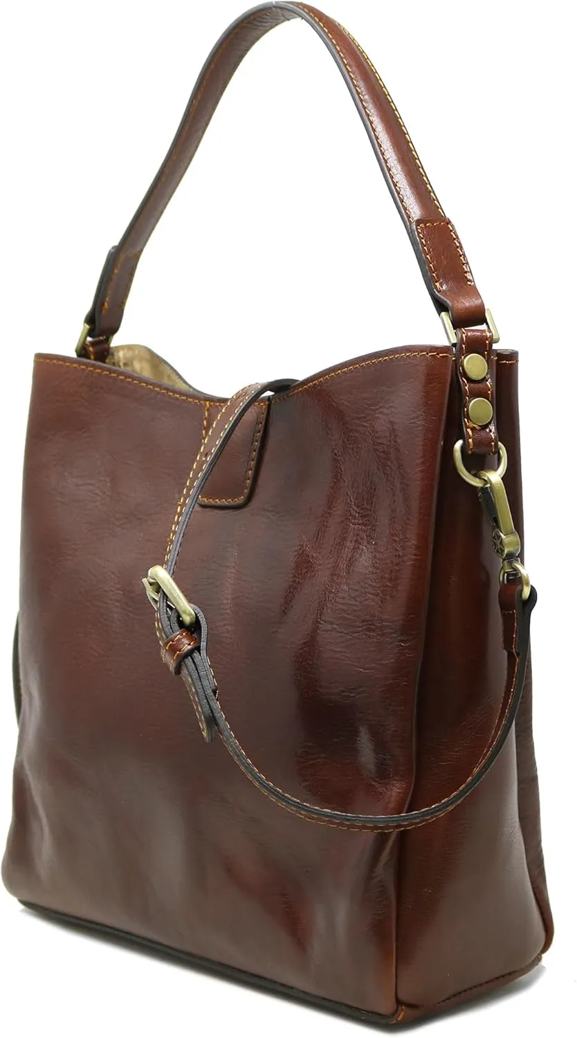 Floto Sardinia Shoulder Tote Bag with Crossbody Bag Women's