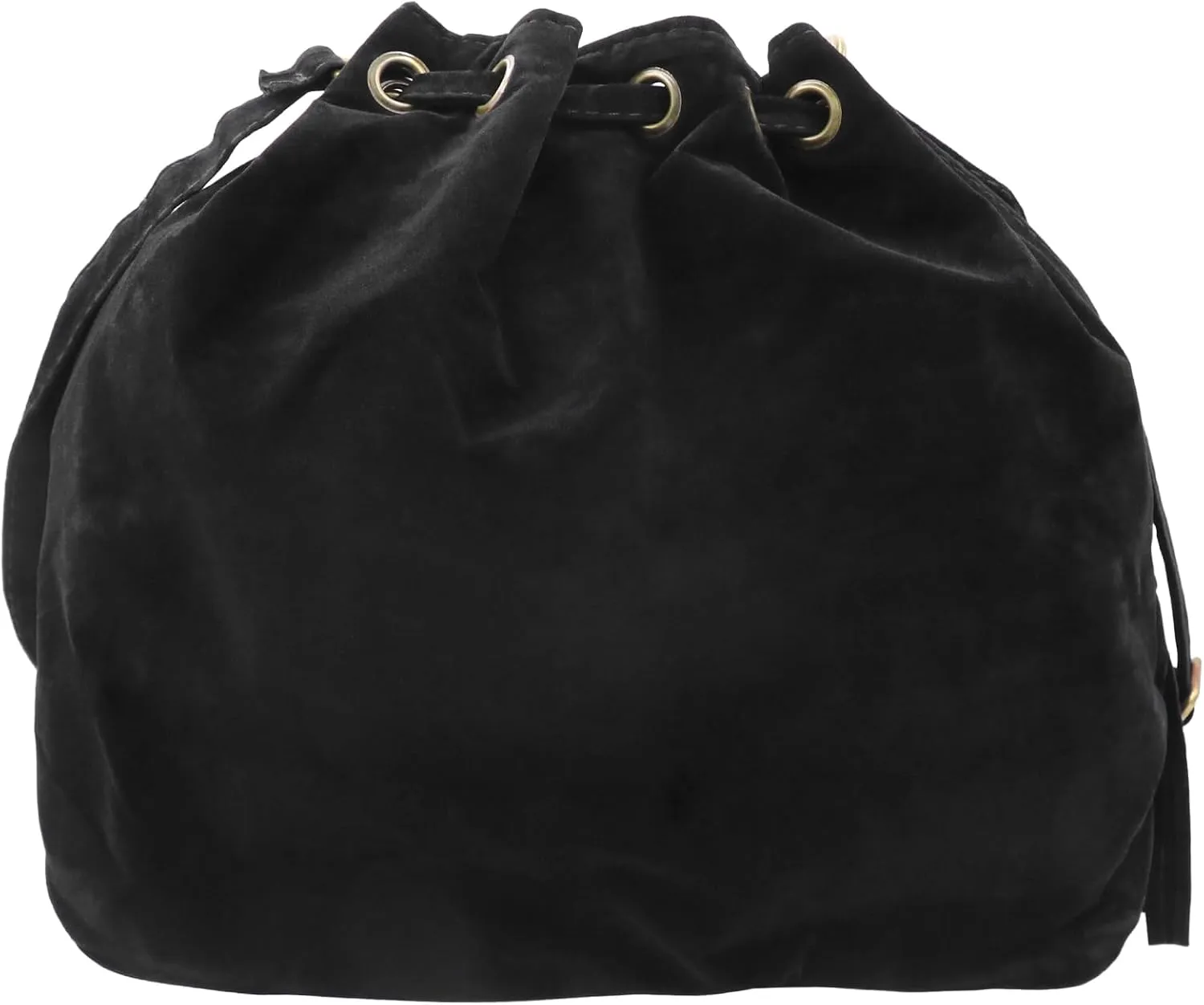 Fringe Hobo Purse Bags for Women Crossbody Purses with Drawstring Ladies Tassel Tote Shoulder Bucket Handbags,Black