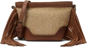 Frye Ava Raffia Mini Bucket, Cognac