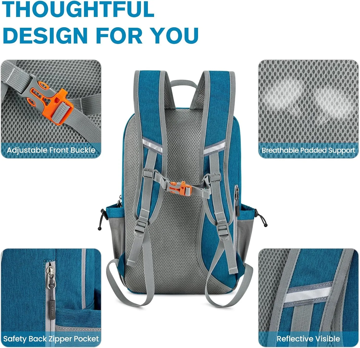 G4Free Pickleball Bag, Pickleball Backpack for Women and Men, Padel Bag Fits 2 to 4 Paddles, Gifts for Pickleball Lovers