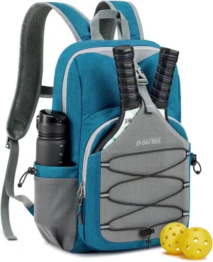 G4Free Pickleball Bag, Pickleball Backpack for Women and Men, Padel Bag Fits 2 to 4 Paddles, Gifts for Pickleball Lovers