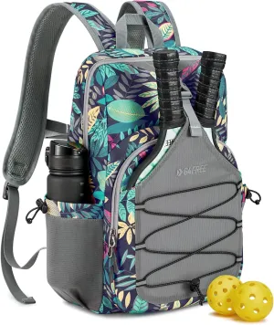 G4Free Pickleball Bag, Pickleball Backpack for Women and Men, Padel Bag Fits 2 to 4 Paddles, Gifts for Pickleball Lovers