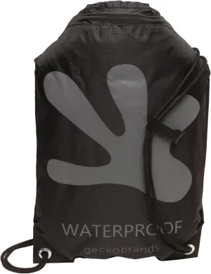 geckobrands 10L Drawstring Travel Backpack – Waterproof, Lightweight Dry Bag for Beach, Hiking, and Light Water Activities