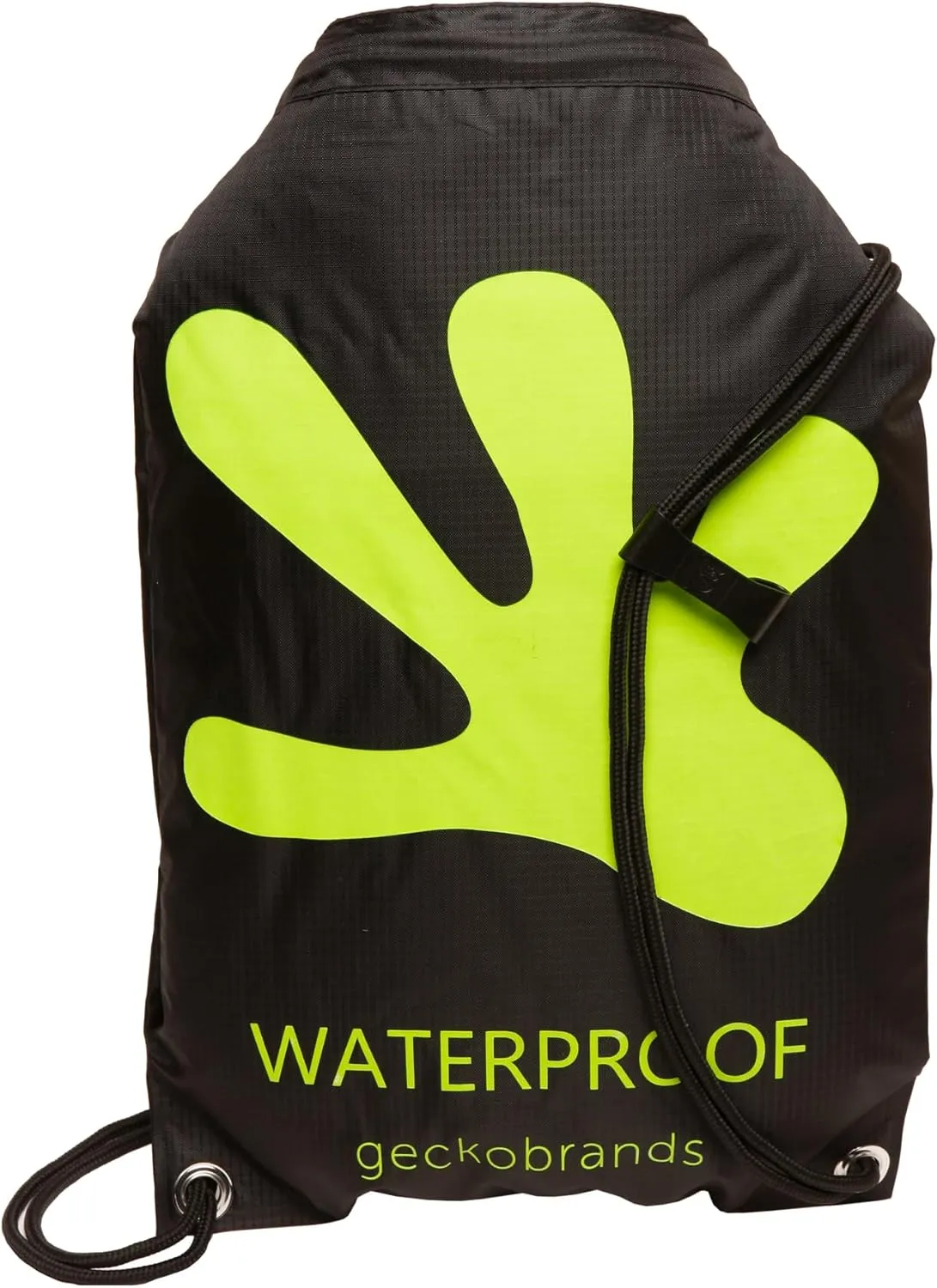 geckobrands 10L Drawstring Travel Backpack – Waterproof, Lightweight Dry Bag for Beach, Hiking, and Light Water Activities