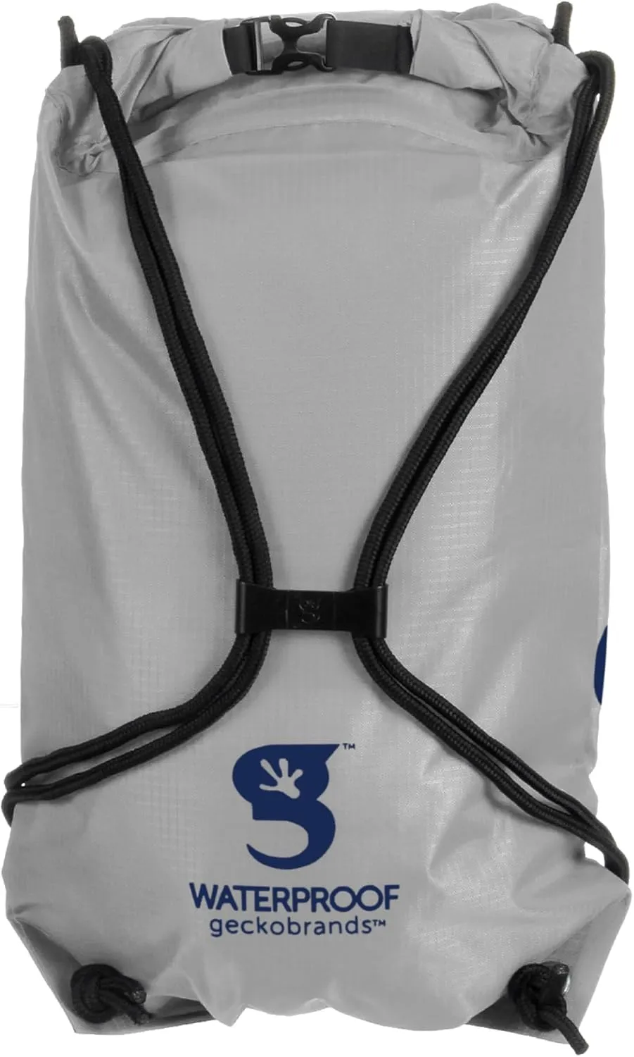 geckobrands 10L Drawstring Travel Backpack – Waterproof, Lightweight Dry Bag for Beach, Hiking, and Light Water Activities