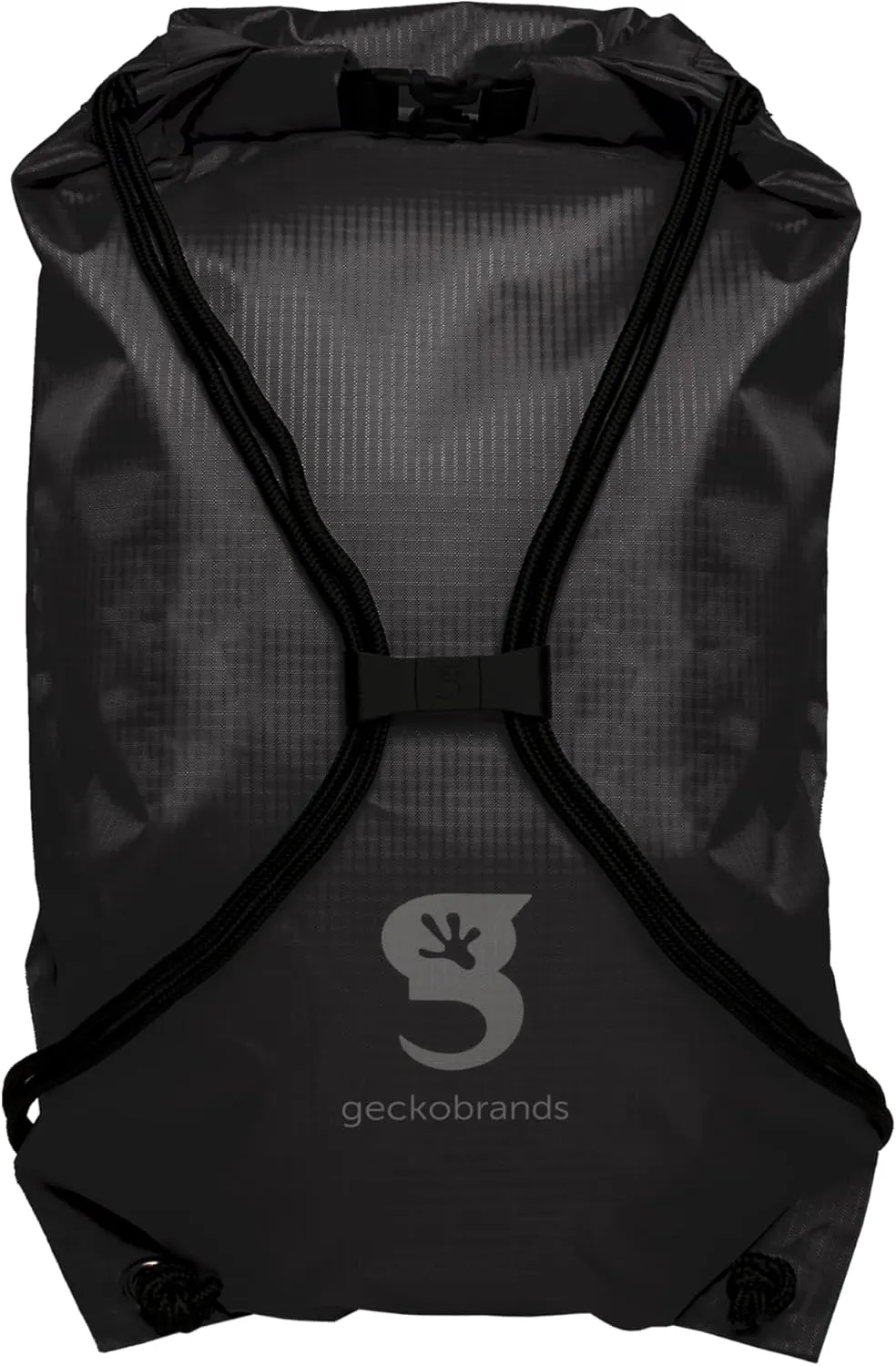 geckobrands 10L Drawstring Travel Backpack – Waterproof, Lightweight Dry Bag for Beach, Hiking, and Light Water Activities