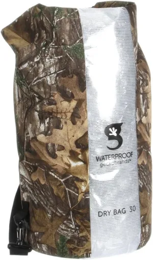 geckobrands Durable View Dry Bag – Waterproof Backpack with Translucent Panel
