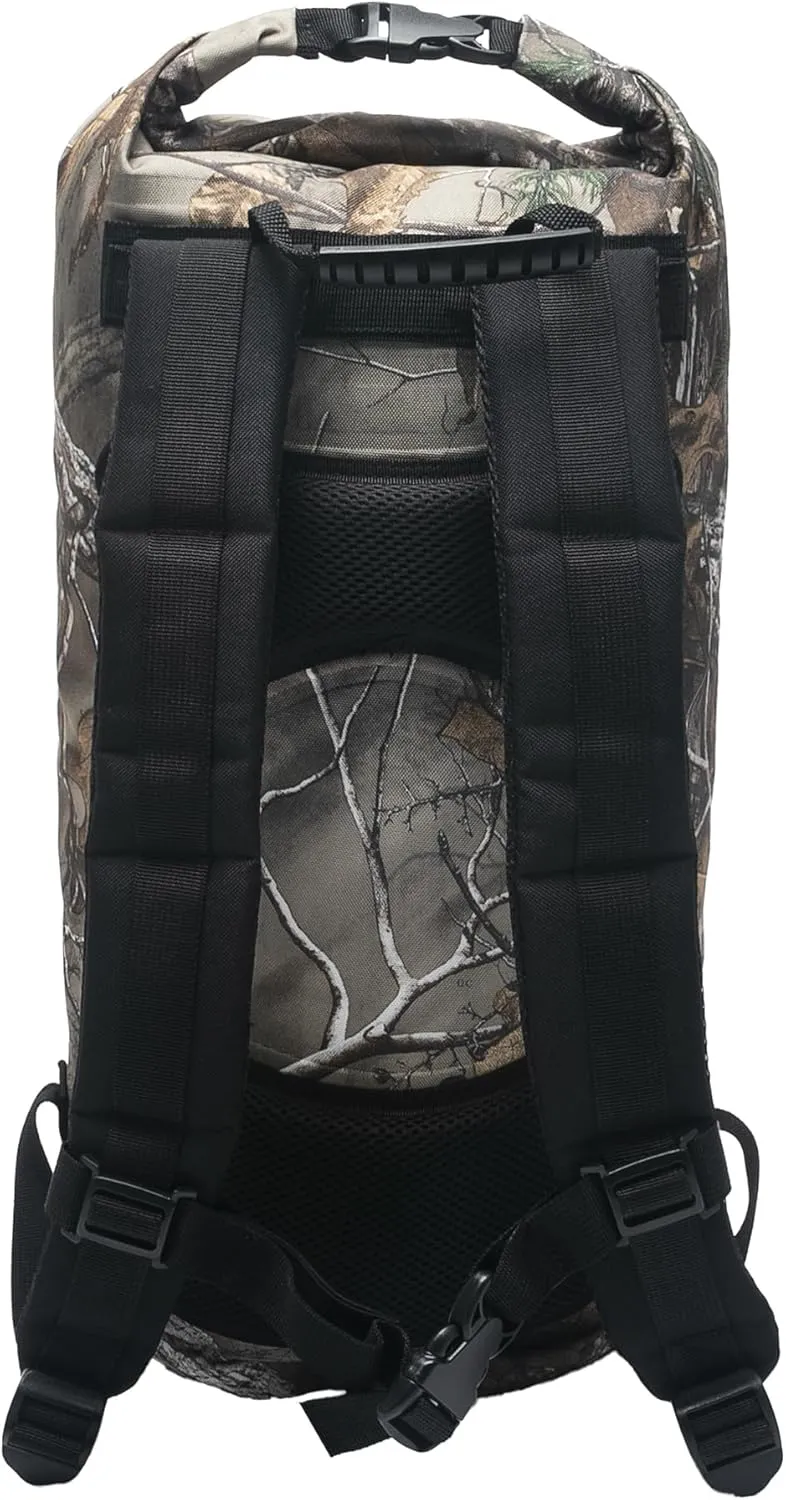 geckobrands Hydroner 20L Waterproof Dry Bag Backpack – Lightweight Roll-Top Bag with Clear Phone Pouch for Outdoor Activities