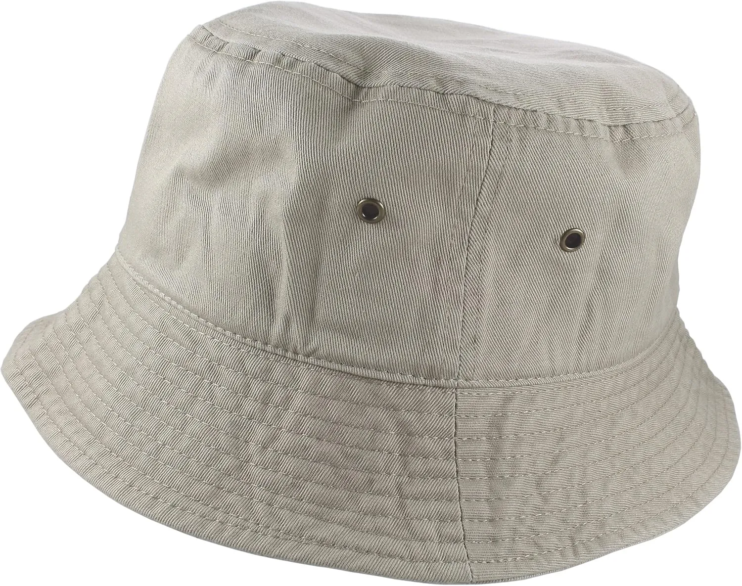 Gelante Solid Color 100% Cotton Bucket Hat for Women and Men Packable Travel Summer Beach Hat