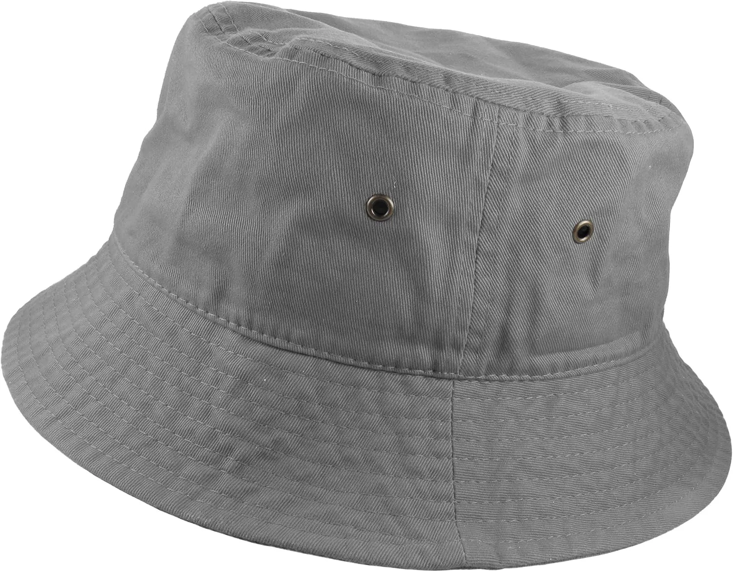 Gelante Solid Color 100% Cotton Bucket Hat for Women and Men Packable Travel Summer Beach Hat