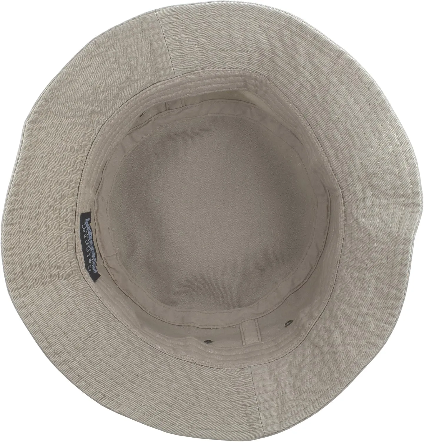 Gelante Solid Color 100% Cotton Bucket Hat for Women and Men Packable Travel Summer Beach Hat
