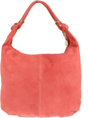 Girly HandBags Womens Hobo Italian Suede Genuine Leather Shoulder Bag