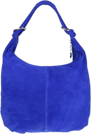 Girly HandBags Womens Hobo Italian Suede Genuine Leather Shoulder Bag