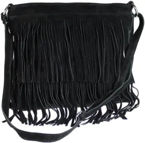 Girly HandBags Womens Suede Fringe Shoulder Bag Crossbody Slouch
