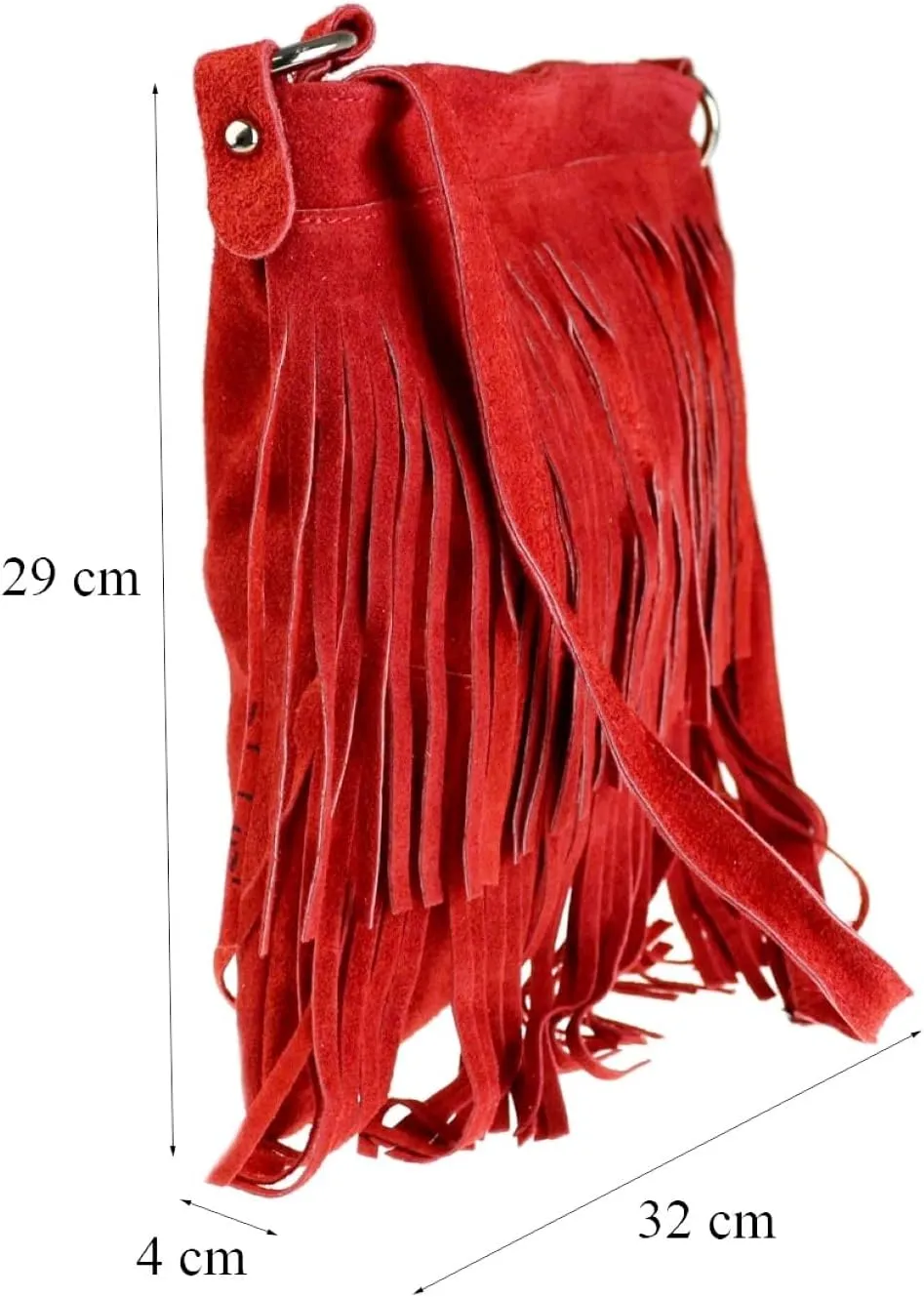 Girly HandBags Womens Suede Fringe Shoulder Bag Crossbody Slouch