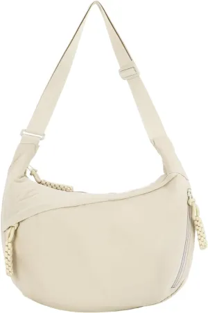 GOKTOW Crescent Hobo Crossbody Bag, Nylon Dumpling Shoulder Bag for Women Trendy Travel Sling Carryall Purses Bag