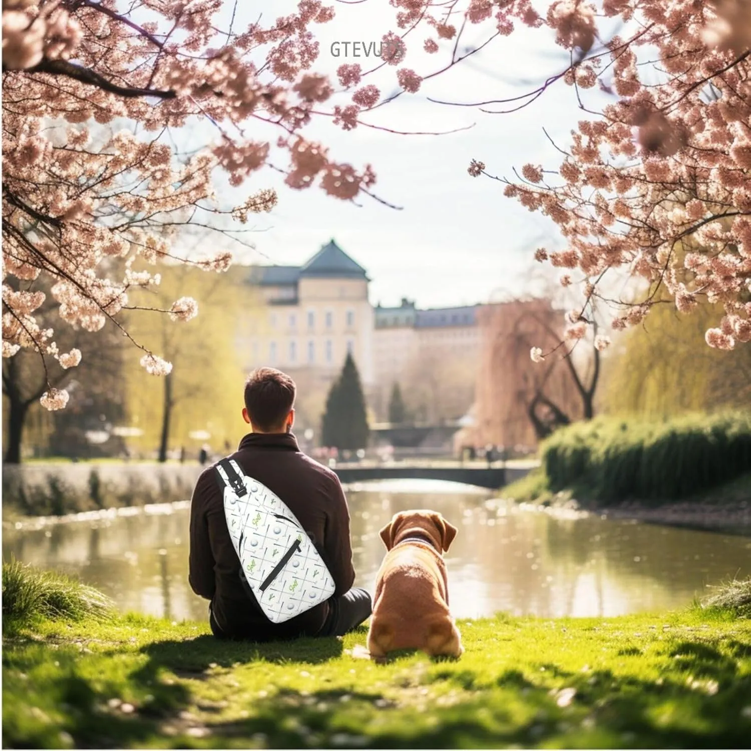 Golf Sling Backpack Chest Bag Crossbody Shoulder Bag Gym Cycling Travel Hiking Daypack For Men Women