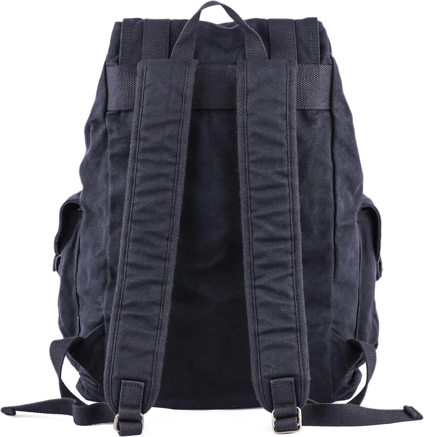 Gootium 21101BLK Specially High Density Thick Canvas Backpack Rucksack,Black