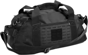 Gym Bag Duffle Bags Sports Travel Workout Bag with Shoes Compartment for Men Women Durable & Water Resistant for Tactical,Military,Overnight,Weekender,Football,Basketball Black