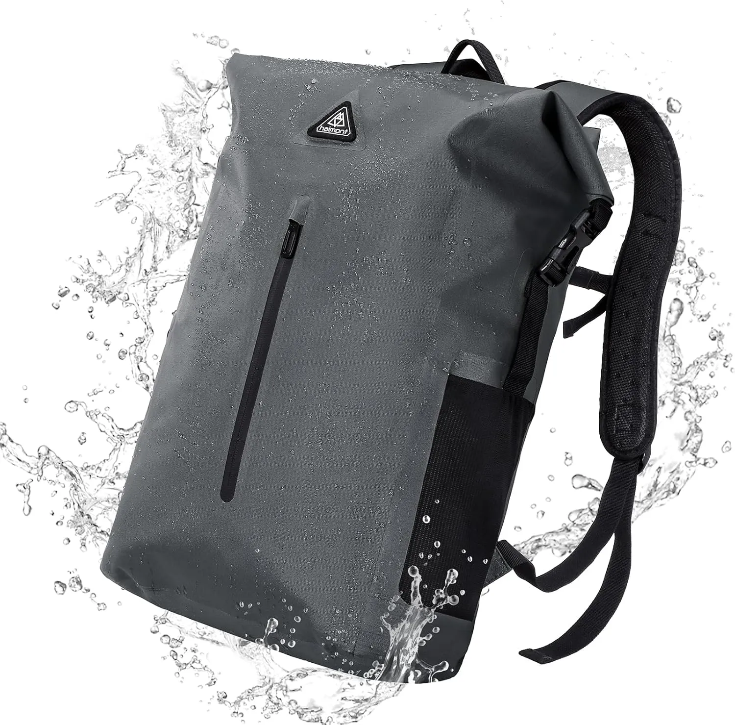 Haimont Dry Backpack Waterproof TPU Bag 30L, Lightweight Roll Top Dry Bag with Laptop Pocket for Kayaking, Boating, Rafting