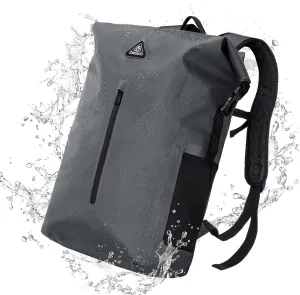 Haimont Dry Backpack Waterproof TPU Bag 30L, Lightweight Roll Top Dry Bag with Laptop Pocket for Kayaking, Boating, Rafting