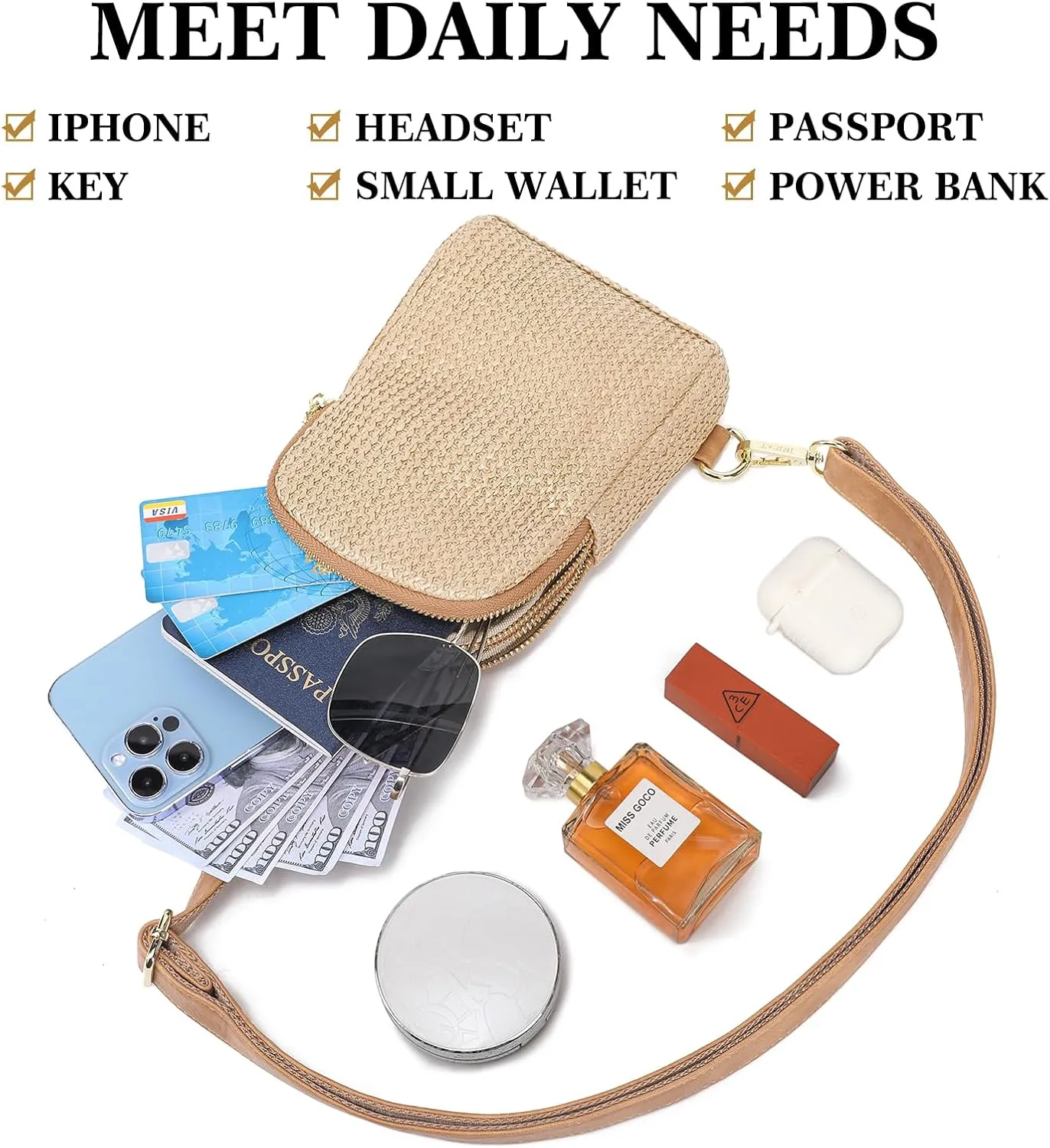 Haytijoe Crossbody Bum Bag Plus Size Fanny Pack for Women Travel Fashion Nylon Waist Pack Belt Bag