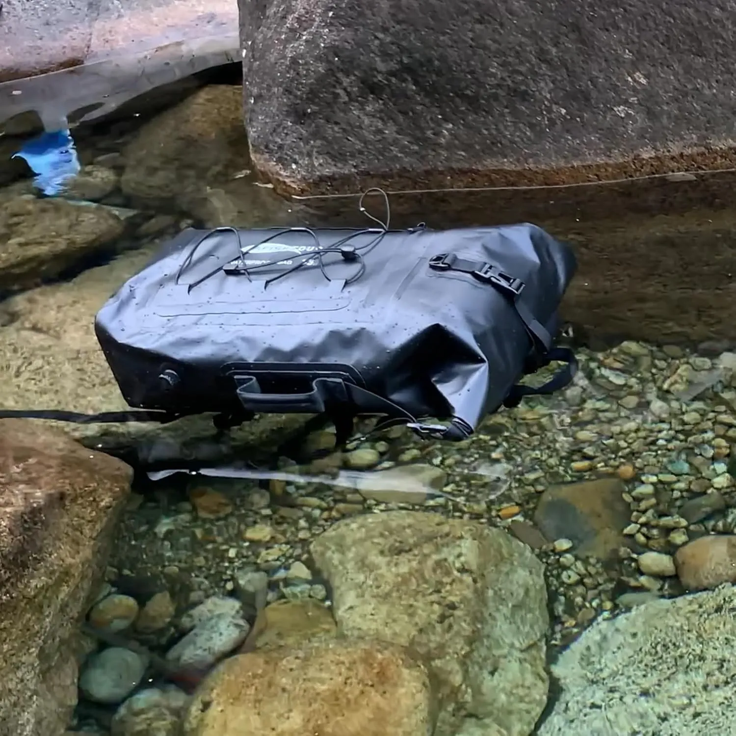 Heavy Duty Waterproof Dry Bag Backpack - 35L Roll-Top Floating Dry Bag Backpack for Kayaking, Rafting, Boating