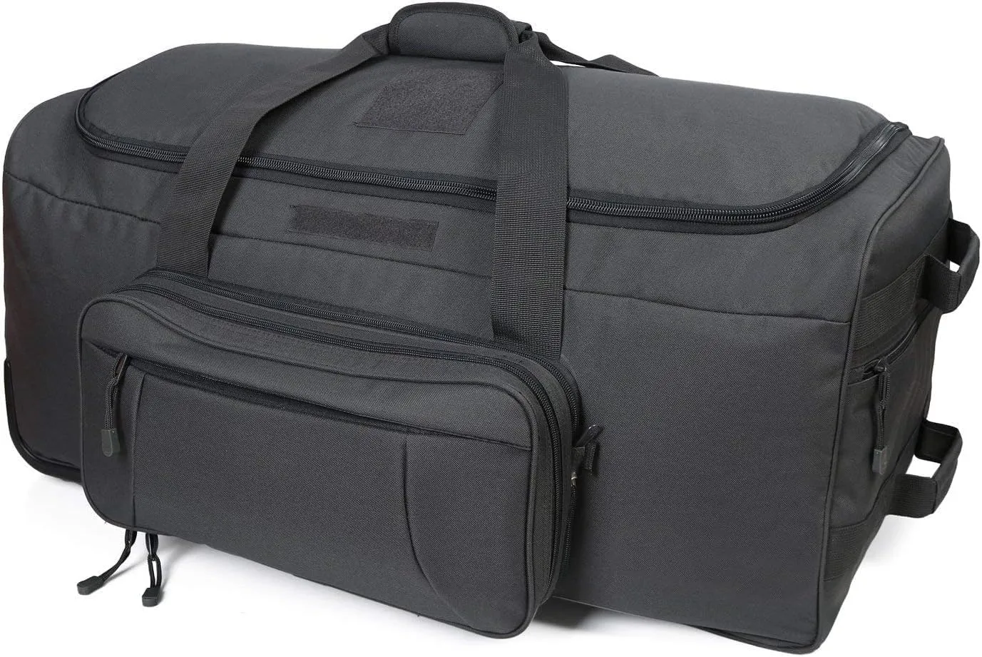 Heavy-Duty X-Large Military Tactical Wheeled Rolling Duffel Trolley Bag For Deployment Traveling Camping Sporting