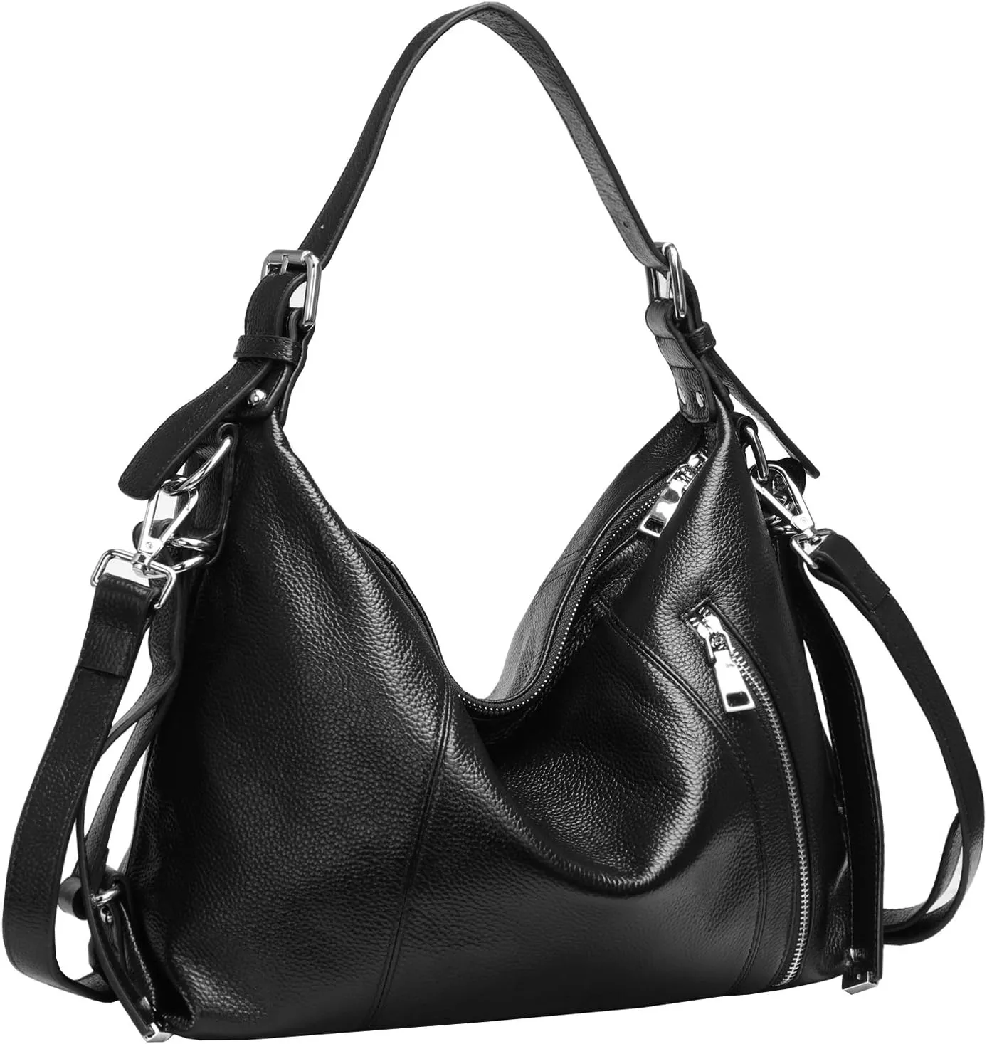 HESHE Soft Genuine Leather Purses and Handbags for Women Tote Shoulder Bag Satchel Purse Top Handle Bags Hobo Crossbody Purse