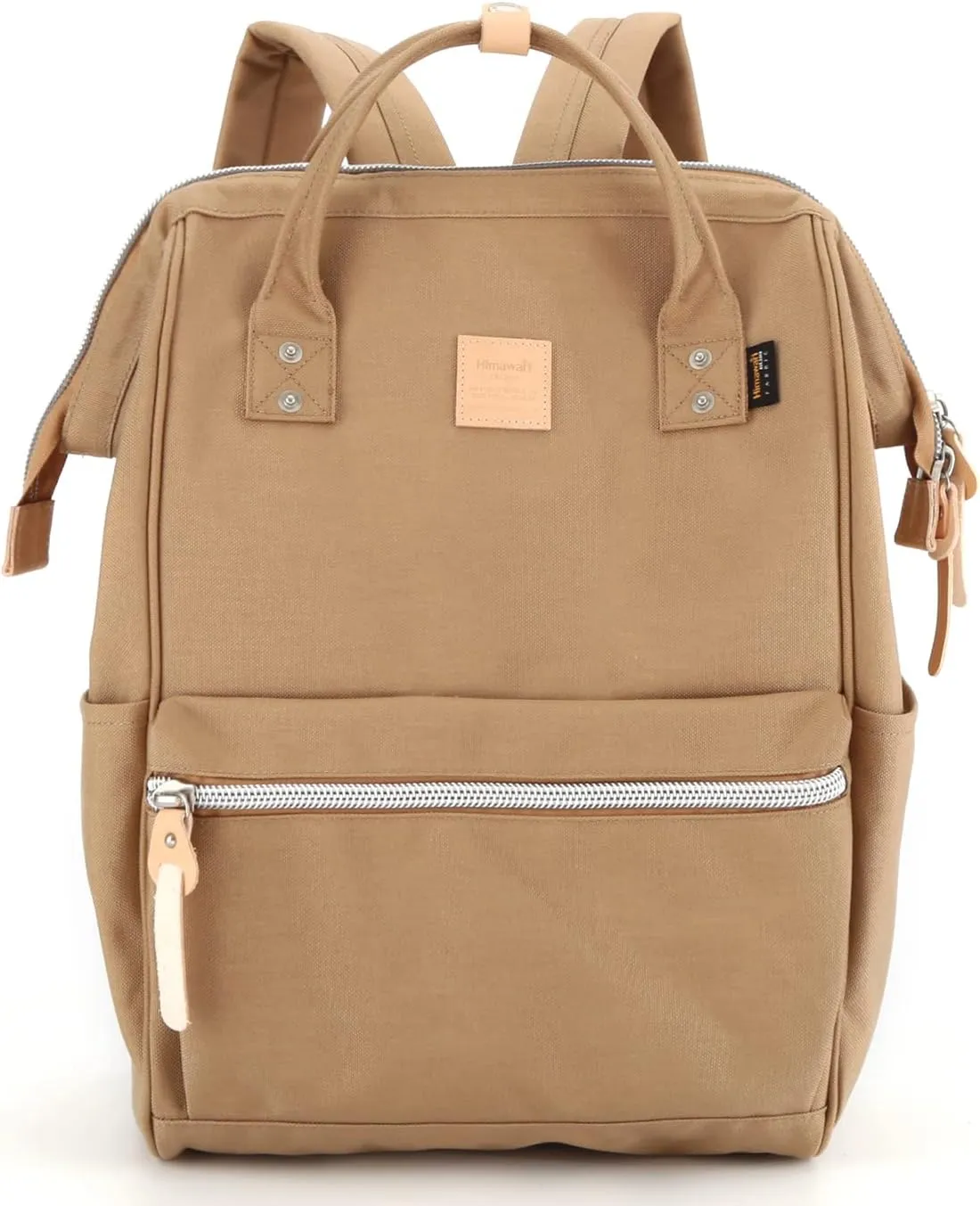 Himawari Large Travel Backpack with Laptop Compartment 17 Inch Roomy Doctor Bag College backpack for Women&Men-Not include USB Port (1882 Camel)