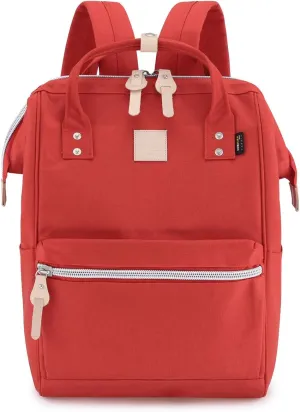 Himawari Large Travel Backpack with Laptop Compartment 17 Inch Roomy Doctor Bag College backpack for Women&Men-Not include USB Port (1882-Red&plus)