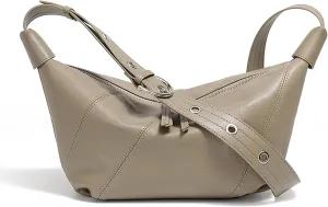 Hobo Bags for Women, Genuine Leather Crossbody Bag for Women, Slouchy Fashion Shoulder Purses