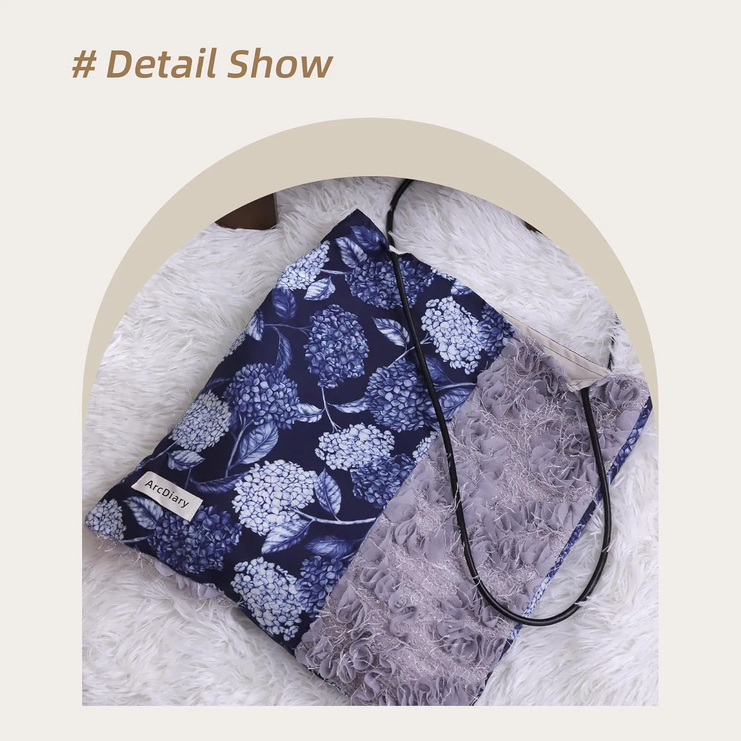 Hobo Bags for Women, Large Capacity Shoulder Tote with Inner Pockets