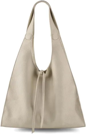 Hobo Bags for Women Soft Pu Leather Shoulder Handbag Slouchy Tote Purses Stylish Triangle Shaped Bag for Work