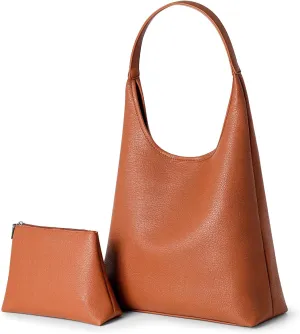 Hobo Bags for Women Vegan Leather Soft Slouchy Tote Shoulder Bag Handbags and Purses