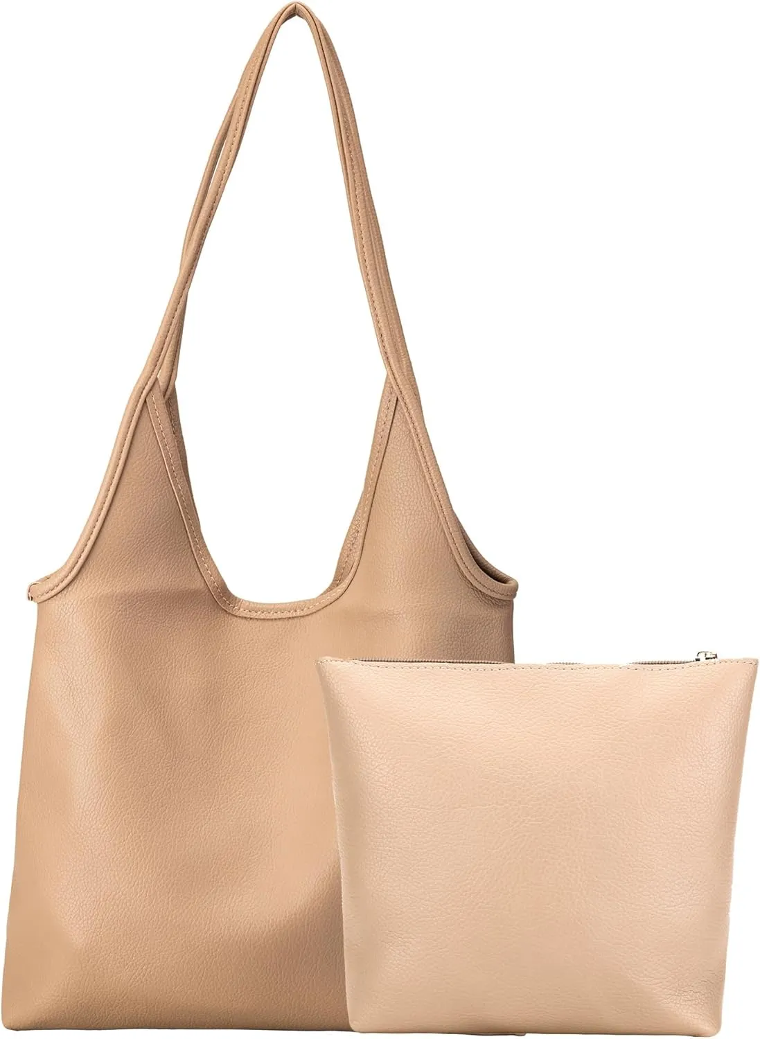 Hobo Bags Purses for Women Ultra Soft Foldable Slouchy Shoulder Bags Top Handle Handbags Bucket Bag, with Coin Purse