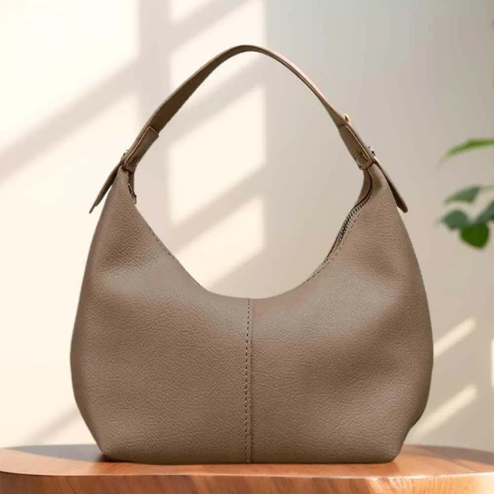 Hobo Handbags for Women Retro Vegan PU Leather Clutch Purse Tote Shoulder Bags Crescent Bag Cute Crossbody Bags
