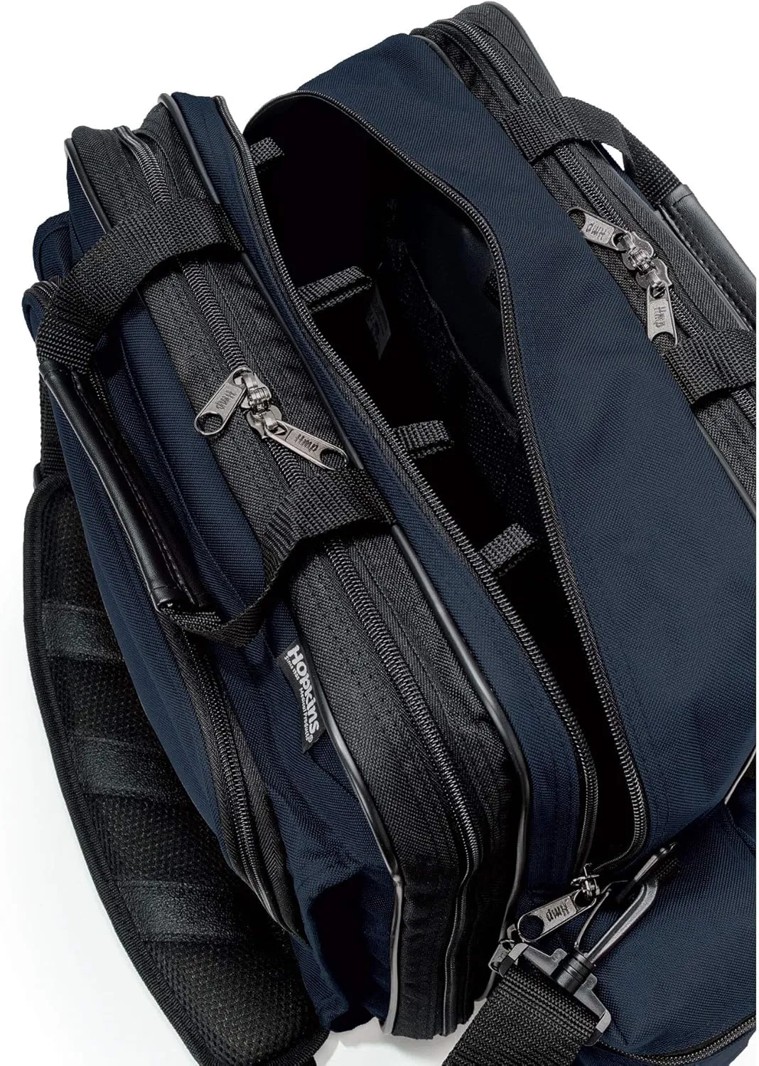 Hopkins Medical Products Mark V Shoulder Bag, HIPAA Compliant Lockable Zippers for Security, Adjustable Straps and Reinforced Bottom, Fold-Down Compartment for Easy Access, 13x11.25x7.5 inch, Navy