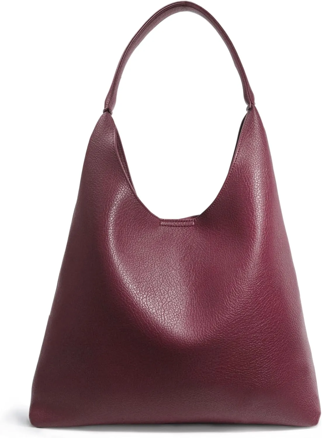 HOXIS Hobo Bags for Women Soft Vegan Leather Shoulder Handbag Slouchy Tote Purses