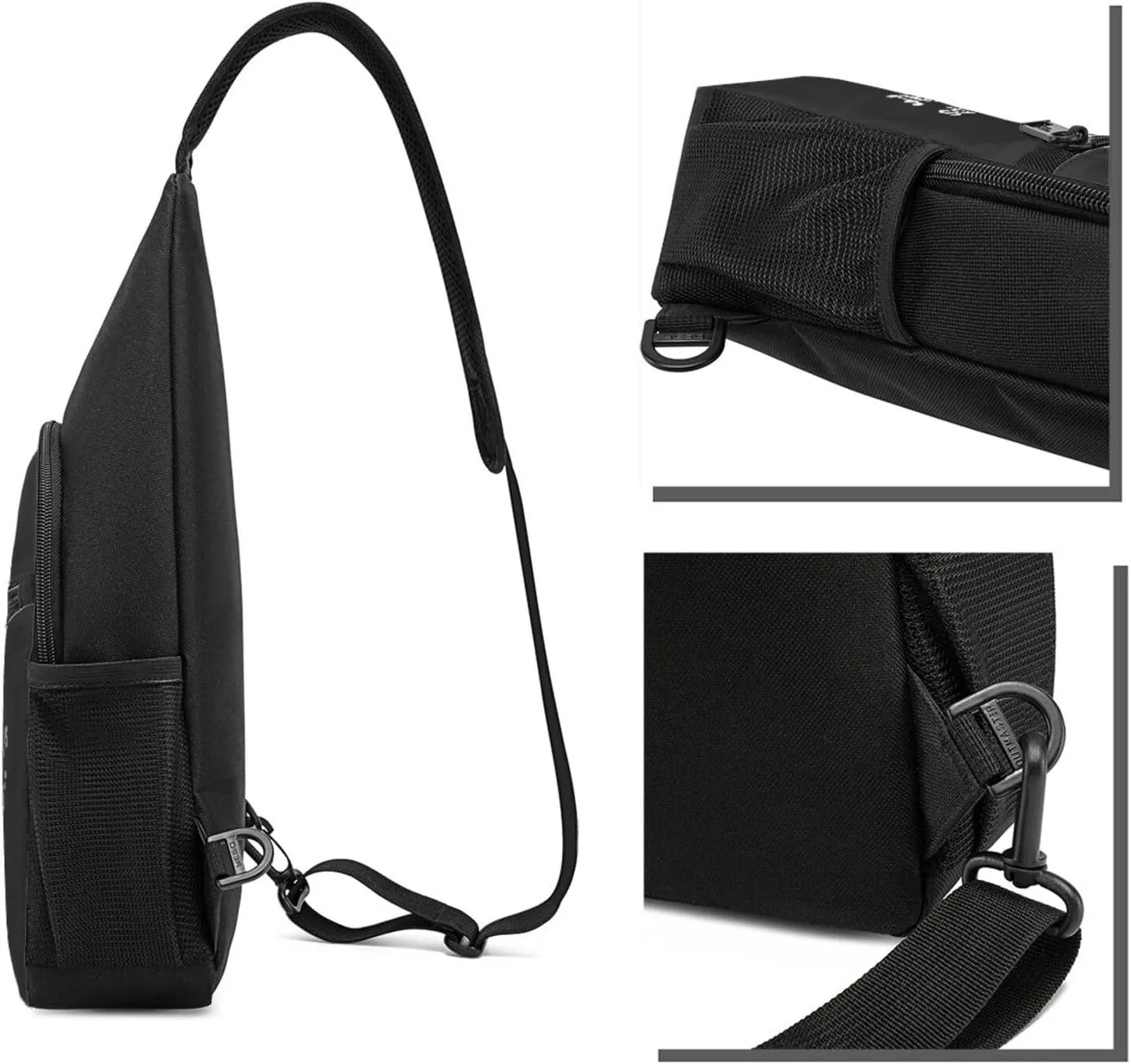 I Am Deaf I Read Lips Sling Bag Crossbody Backpack Shoulder Casual Daypack Bags for Men Women