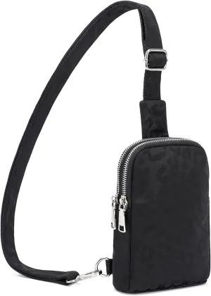 INICAT Nylon Small Crossbody Bags for Women 1L Sling Bag for Men Shoulder Bag Fanny Pack Travel Essentials