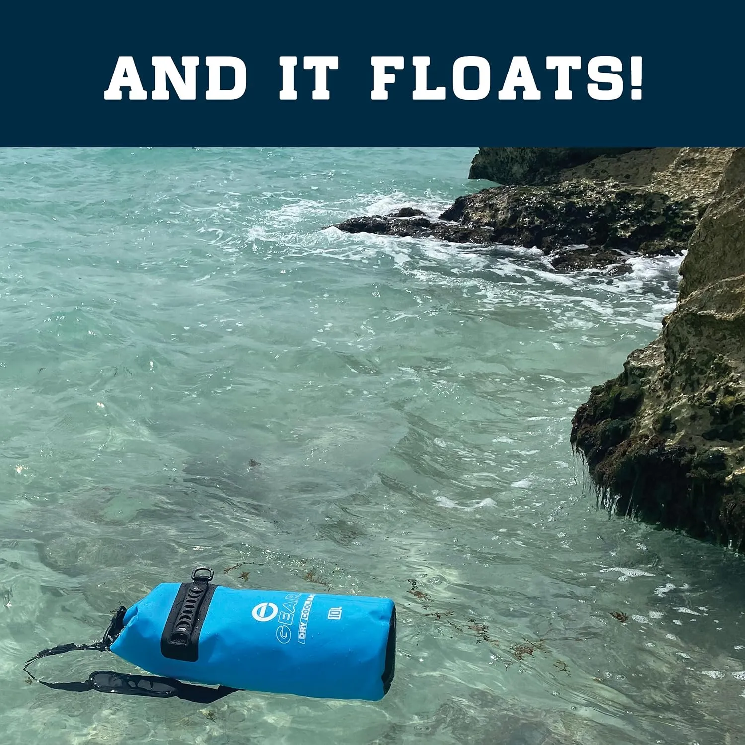 Insulated Dry Bag Floating Cooler – 10L / 15L / 25L Roll Top, Leak Proof, Waterproof, Collapsible, with Padded Shoulder Strap - Perfect for Kayaking Fishing Beach