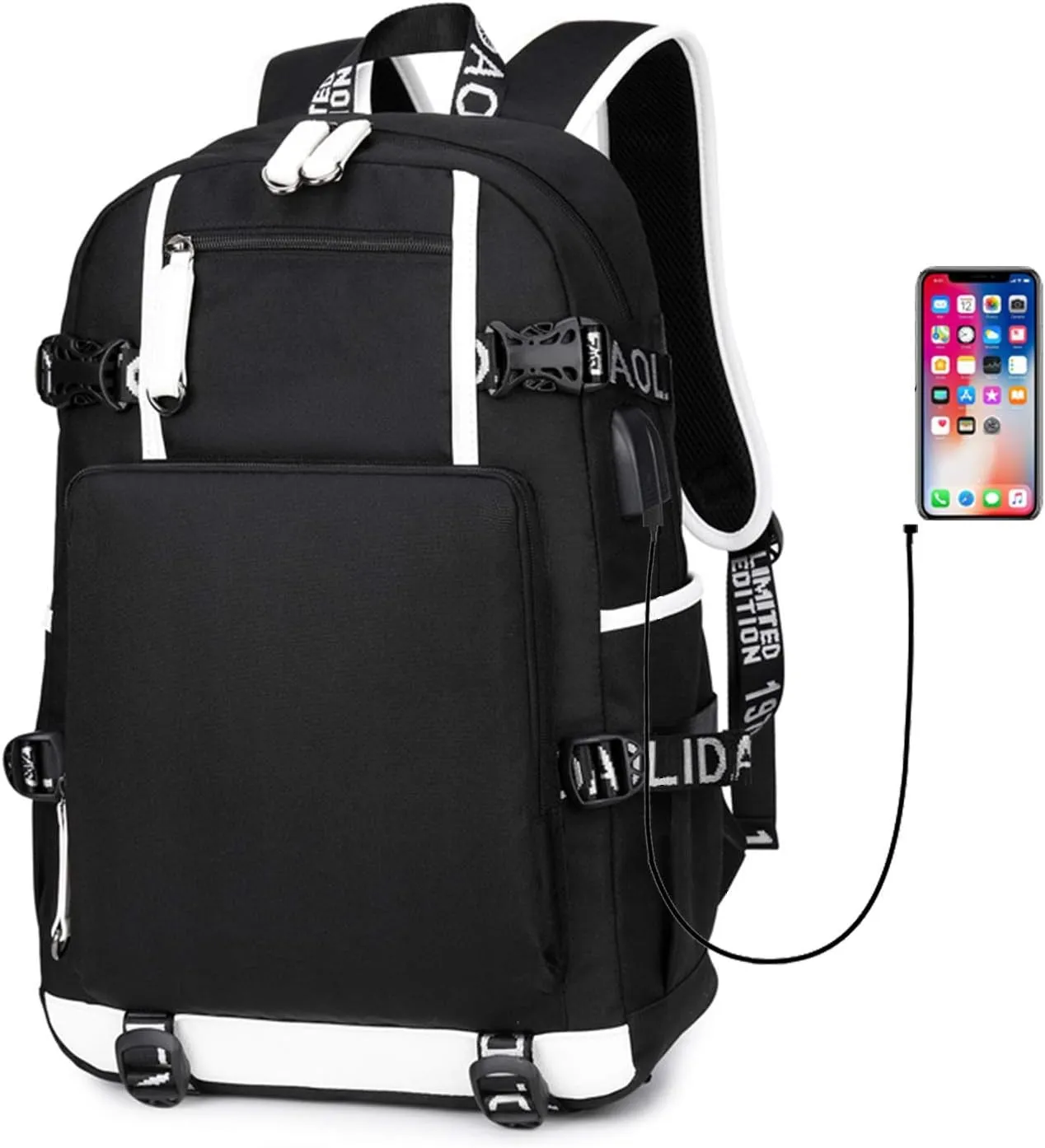 ISaikoy Anime Alya Sometimes Hides Her Feelings in Russian Backpack Bookbag Laptop Bag School Bag 2